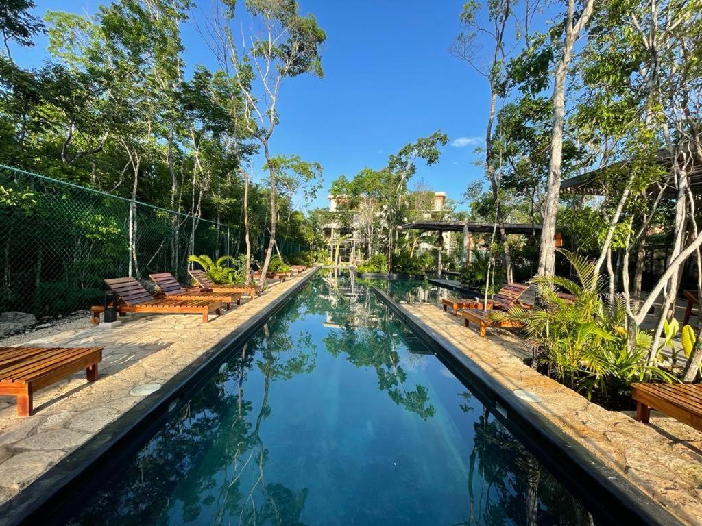 Aldea Savia By Andiani Travel Apartment Tulum Ngoại thất bức ảnh